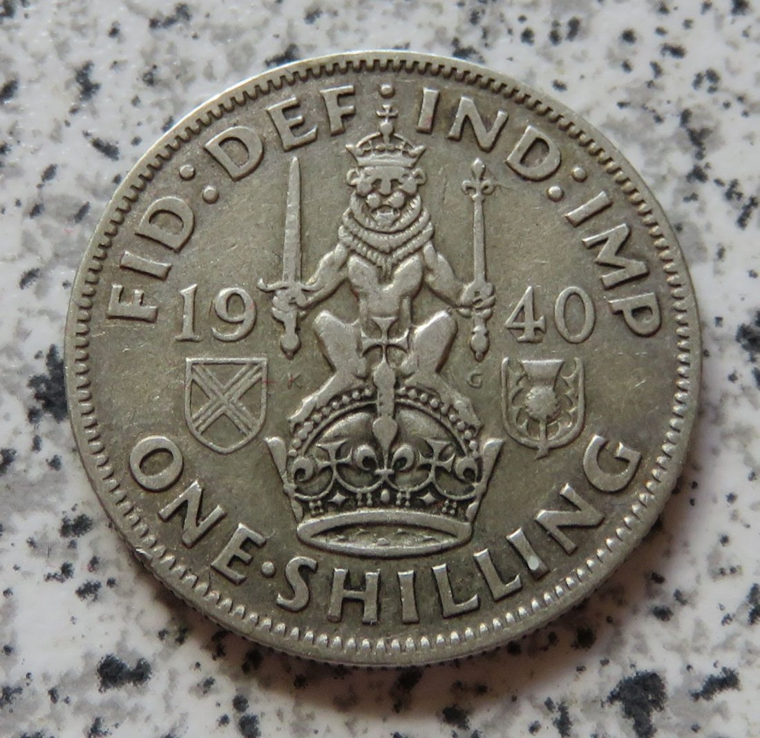  Großbritannien 1 Shilling 1940, schottisch   