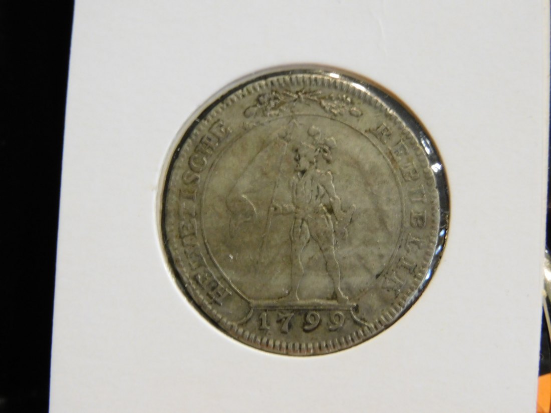  SWITZERLAND 10 BATZEN 1799 HELVETIC REPUBLIC.GRADE-PLEASE SEE PHOTOS.   