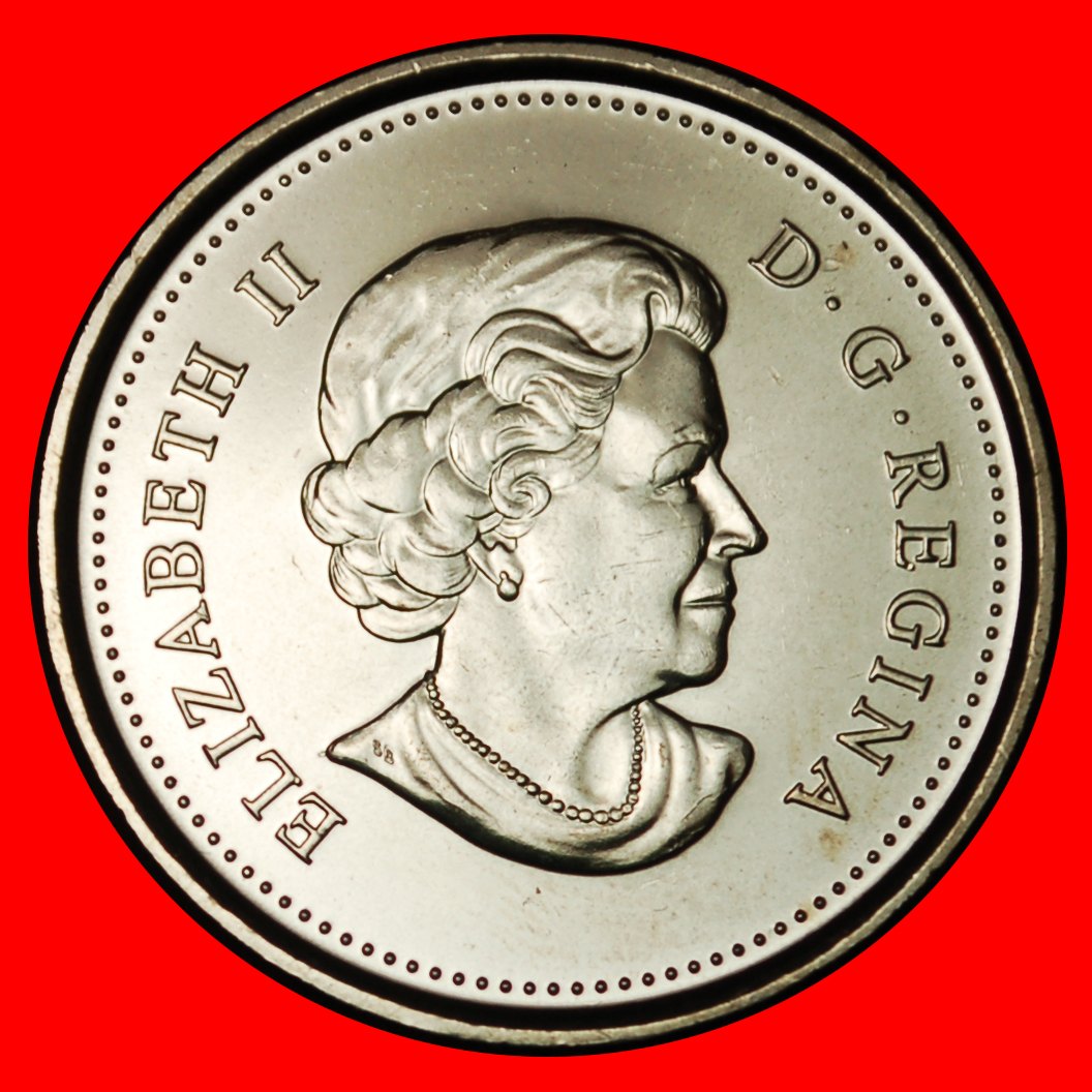  Ⰶ SCHWERTWAL BLAU SONNE:KANADA★25 CENT 2011 STG STEMPELGLANZ★ELISABETH II. 1953-2022★OHNE VORBEHALT!   