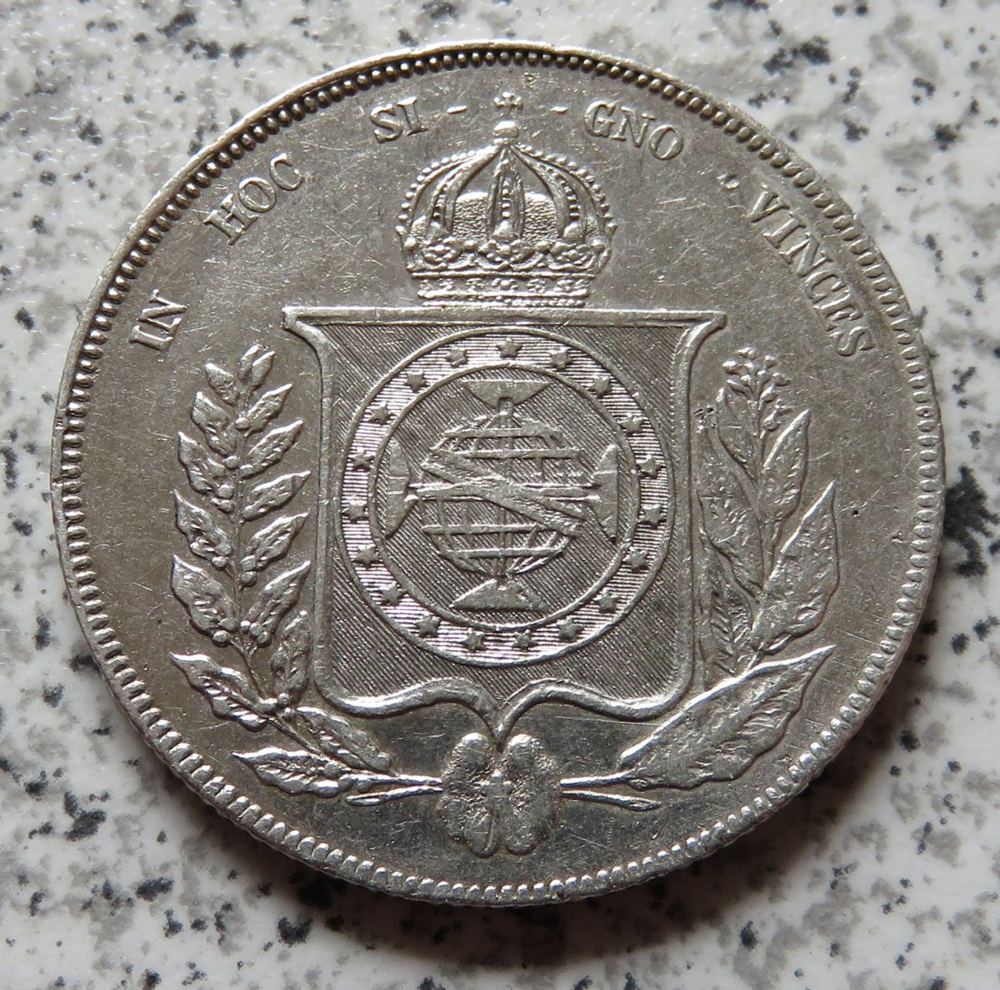  Brasilien 1000 Reis 1863   