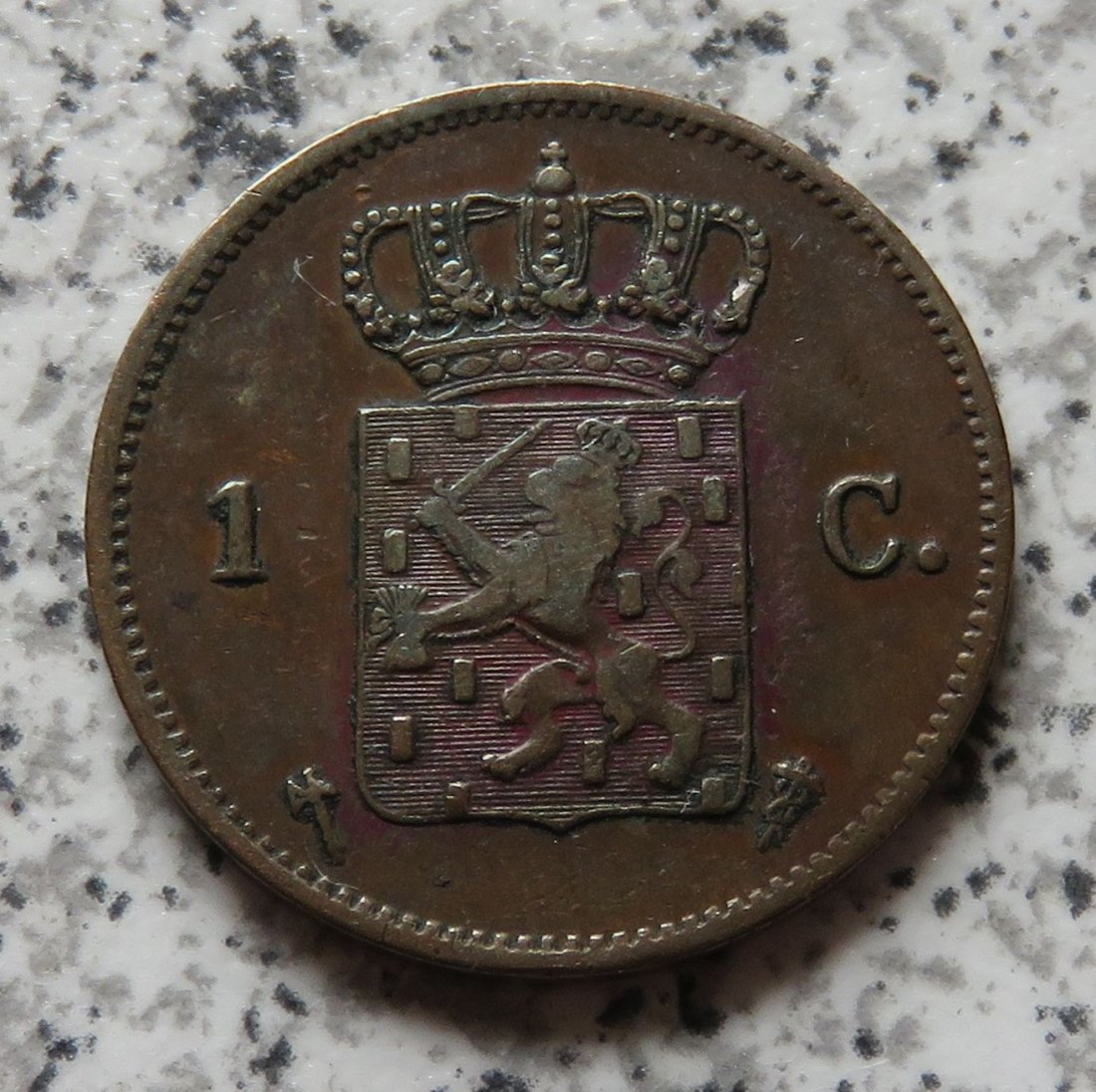  Niederlande 1 Cent 1876   