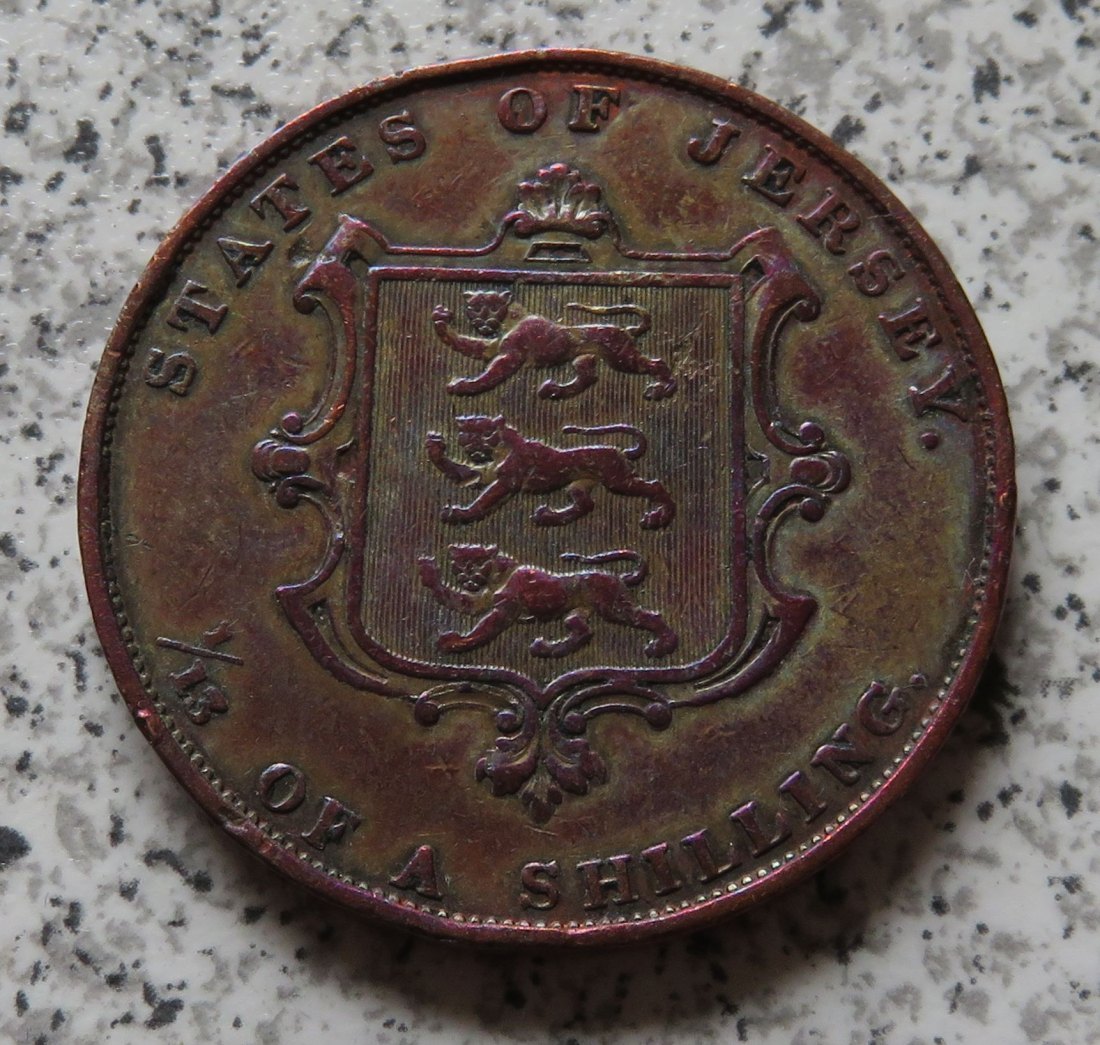  Jersey 1/13 Shilling 1851   