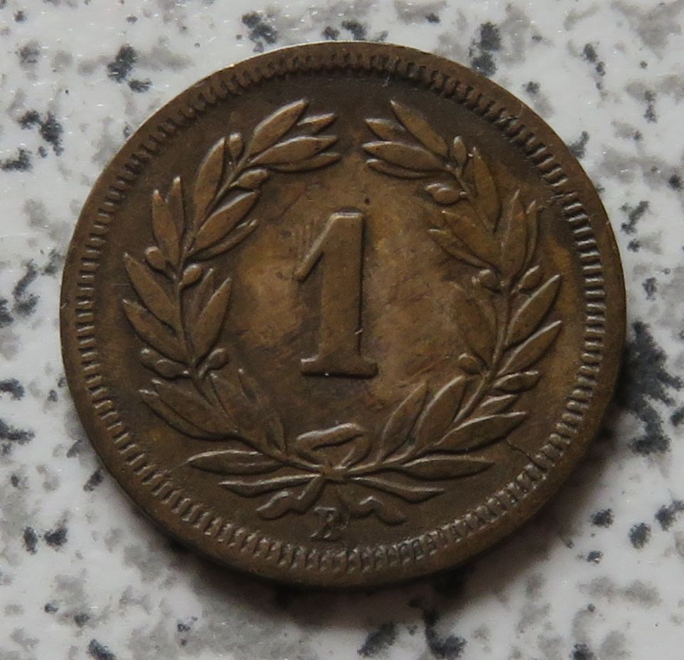  Schweiz 1 Rappen 1853   