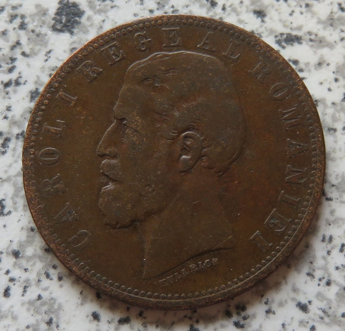  Rumänien 5 Bani 1883   