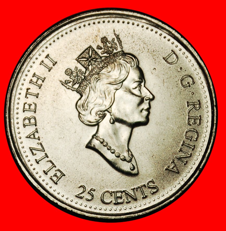  Ⰶ ERROR RADIO TELESCOPES: CANADA★25 CENTS 2000 UNC! ELIZABETH II (1953-2022)★LOW START ★ NO RESERVE!   