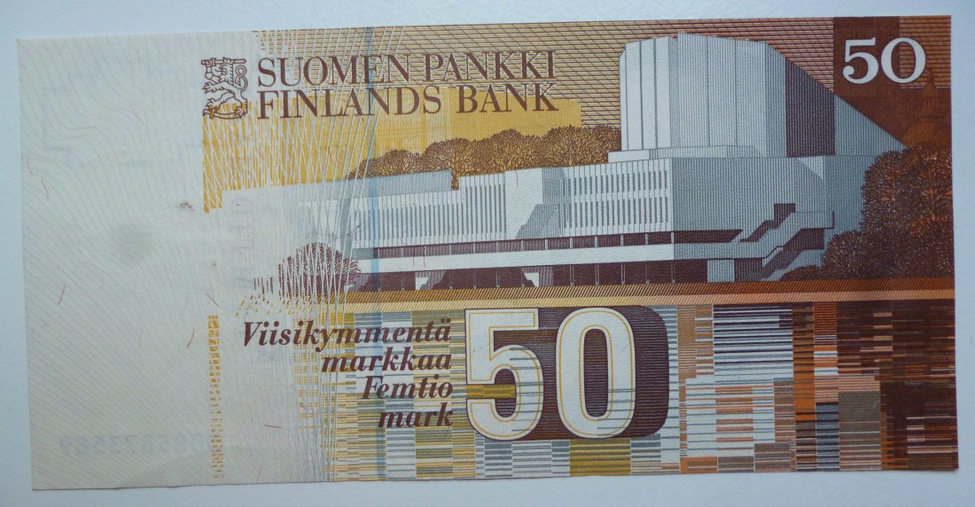  Finnland 50 Markkaa (1986) 1991 Suomen Pankki AU   