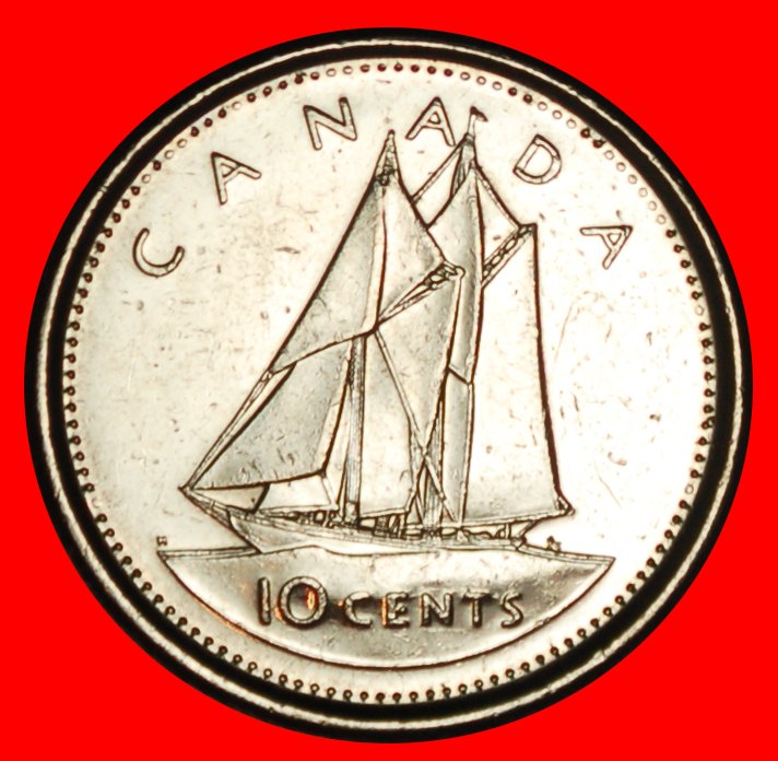  Ⰶ SHIP GOLDEN JUBILEE: CANADA ★ 10 CENTS 1952-2002P ELIZABETH II (1953-2022)★LOW START ★ NO RESERVE!   