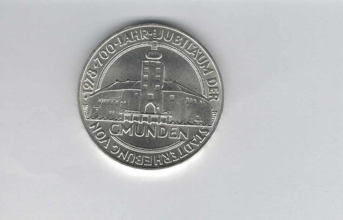  100 Schilling 1978 Stadt Gmunden Oberösterreich Ag Österreich 2. Republik (1914/17)   