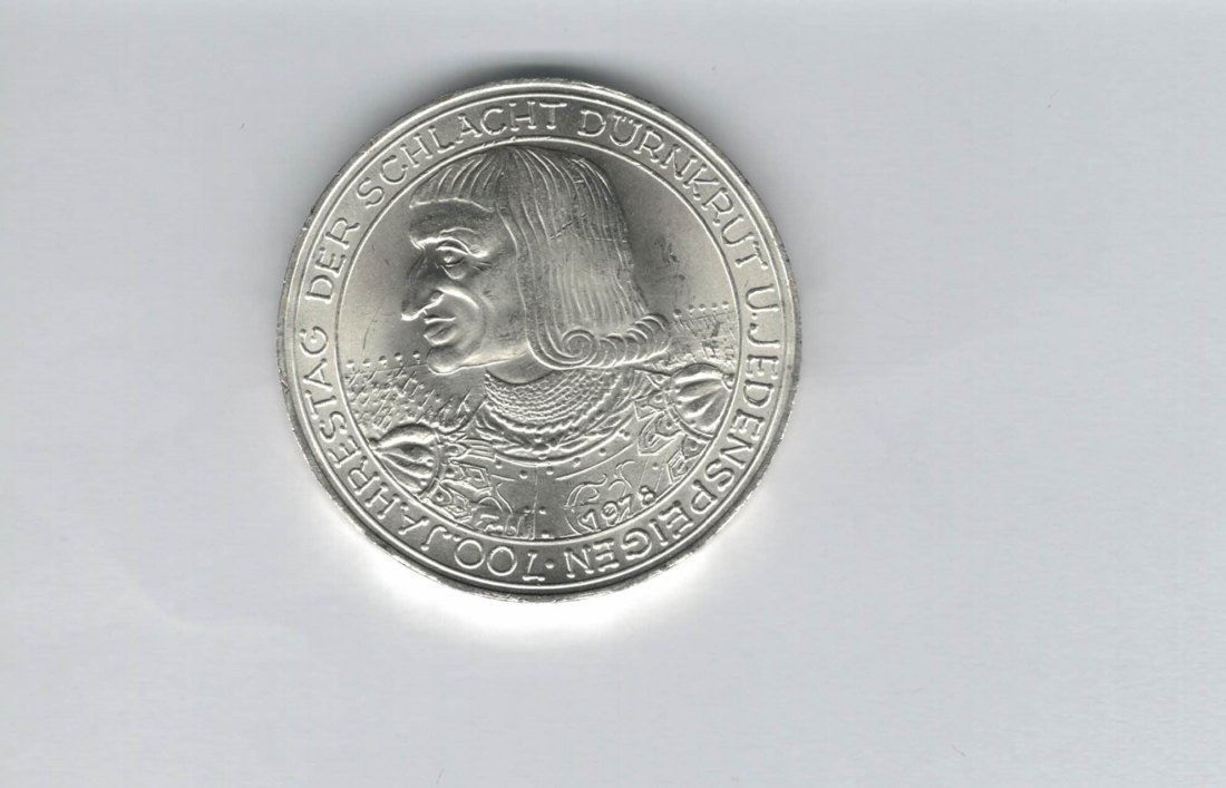  100 Schilling 1978 Schlacht Dürnkrut und Jedenspeigen Ag Österreich 2. Republik (1914/18   