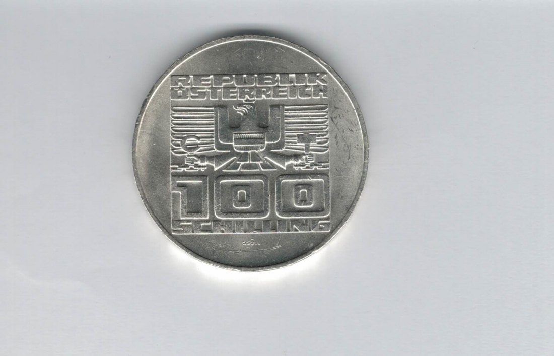  100 Schilling 1978 1100 Jahre Villach/Kärnten silber Österreich 2. Republik (01914/19)   