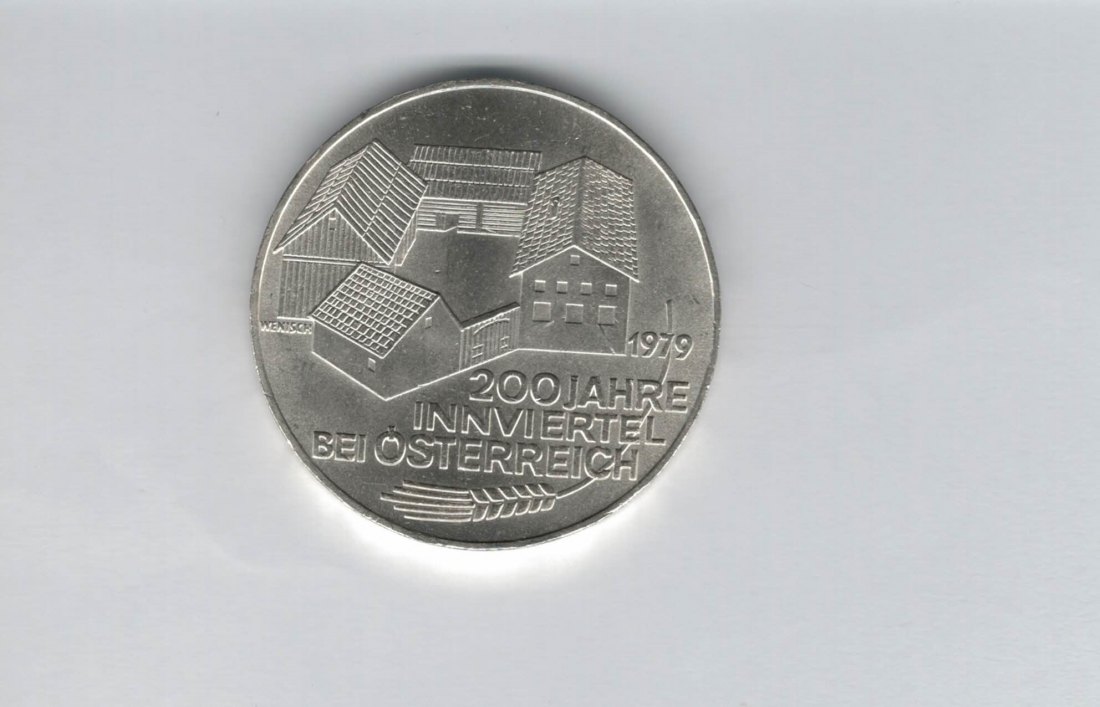  100 Schilling 1979 200 Jahre Innviertel bei Österreich silber Österreich 2.Rep (01914/22)   