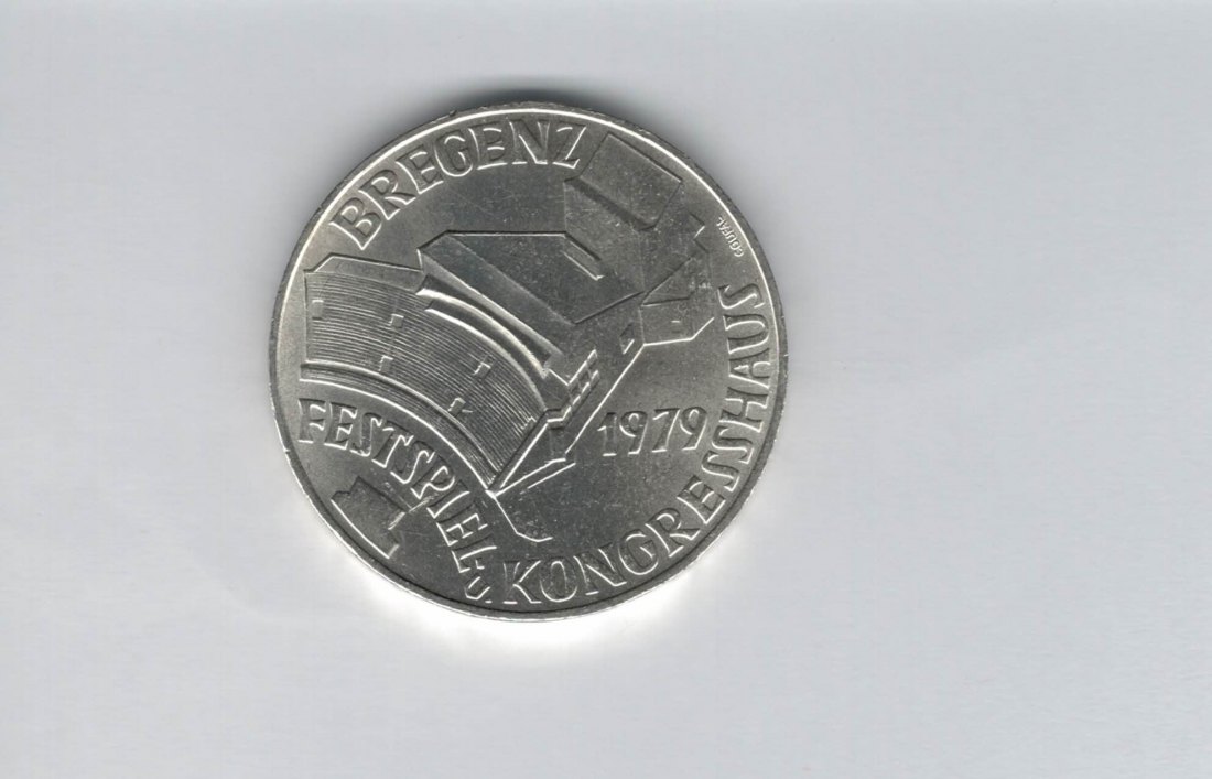  100 Schilling 1979 Festspiel Bregenz silber Österreich 2.Rep (01914/24)   