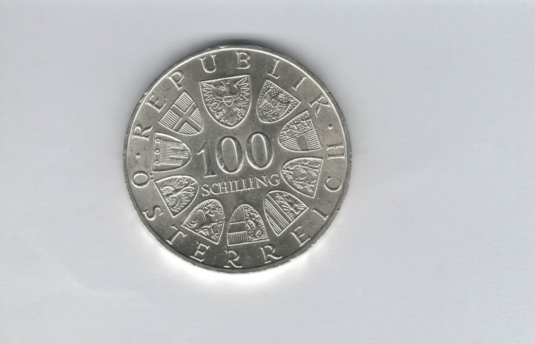  100 Schilling 1979 Festspiel Bregenz silber Österreich 2.Rep (01914/24)   