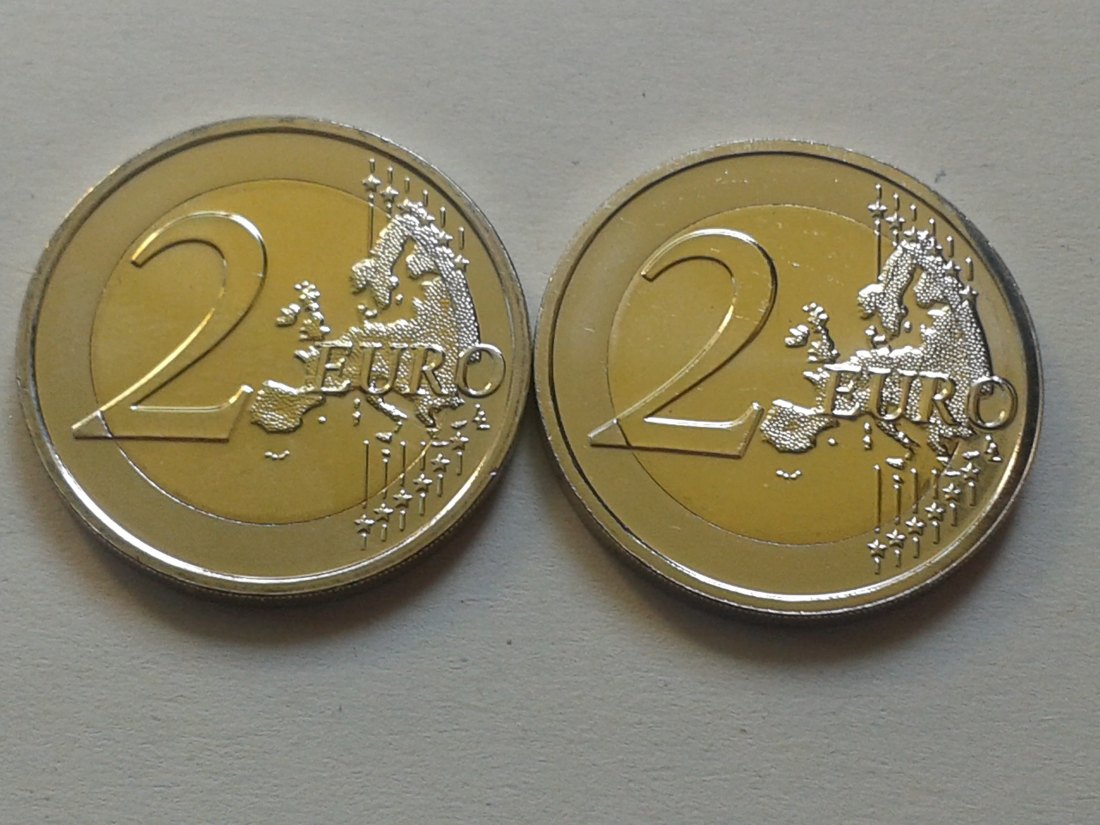  Original 2 x 2 euro 2024 Malta Honigbiene und Cittadella Gozo 2x2 euro 2024 Malta   