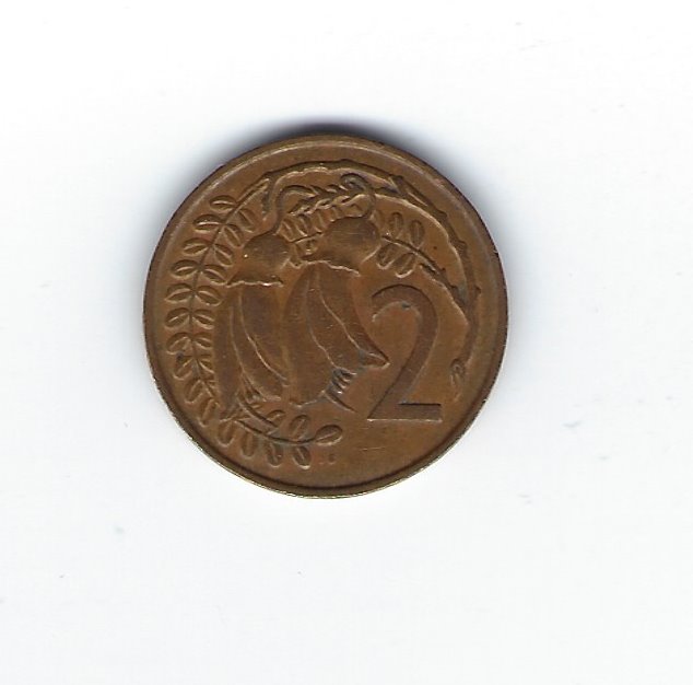  Neuseeland 2 Cents 1967   