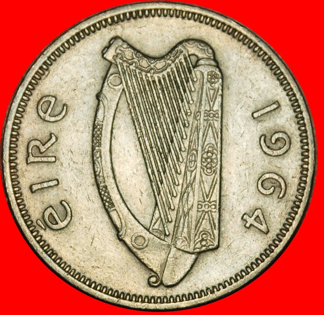  Ⰶ GREAT BRITAIN (1939-1968): IRELAND ★ 2 SHILLINGS-FLORIN 1964 SALMON!★LOW START ★ NO RESERVE!   