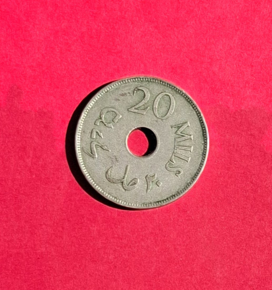  PALÄSTINA 20 Mils 1927 **AU** Palestine   