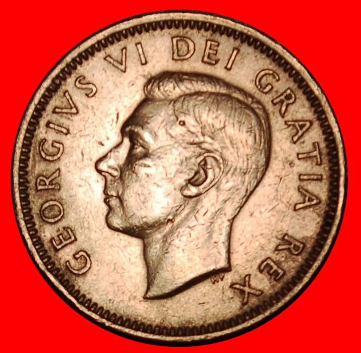  Ⰶ NO INDIA (1948-1952):CANADA★1 CENT 1950 UNPUBLISHED! GEORGE VI (1937-1952) LOW START ★ NO RESERVE!   