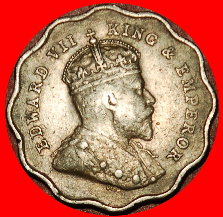  Ⰶ 2 SOLD BOMBAY (1906-1910): INDIA ★ 1 ANNA 1907B! EDWARD VII (1902-1910) ★LOW START ★ NO RESERVE!   