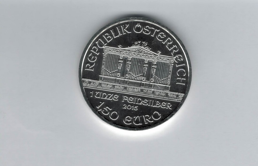  Philharmoniker 2015 1 OZ Unze silber 999 Österreich Spittalgold9800 (1248   