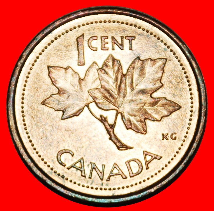  Ⰶ GOLDEN JUBILEE: CANADA★1 CENT 1952-2002 UNC ERROR★ELIZABETH II (1953-2022) LOW START ★ NO RESERVE!   