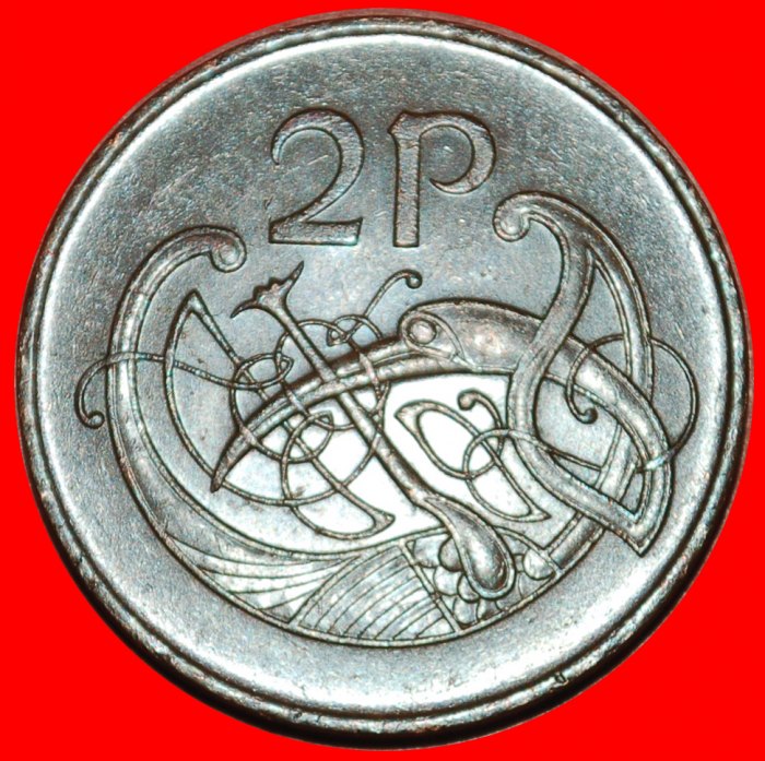  Ⰶ BOOK OF KELLS (1971-2000): IRLAND ★ 2 PENCE 1975!  ★OHNE VORBEHALT!   