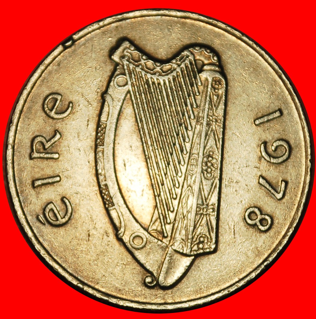  Ⰶ GROSSBRITANNIEN (1969-1986): IRLAND ★ 10 PENCE 1978 LACHS FISCH! ★OHNE VORBEHALT!   