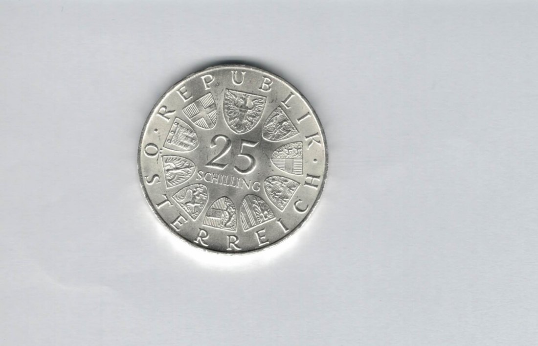  25 Schilling 1970 Franz Lehar silber Gedenkmünze Österreich 2. Rep Spittalgold9800 (4588/16)   