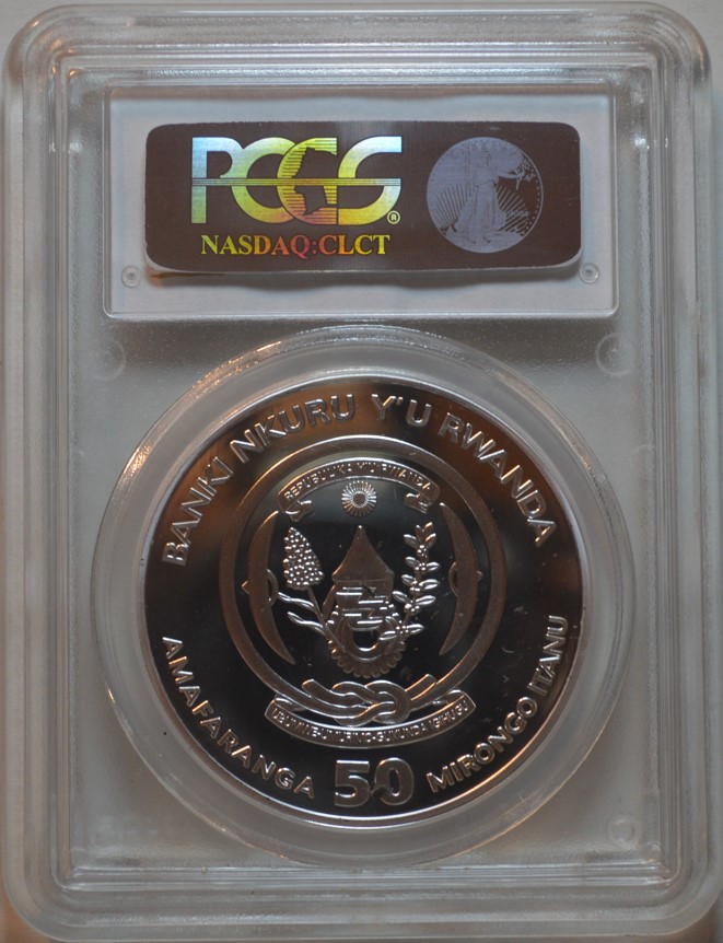  kirofa - Ruanda. 2014 - African Ounce - IMPALA - 1 oz Silber 999 PP - PCGS PR 68 - Mintage=1000   