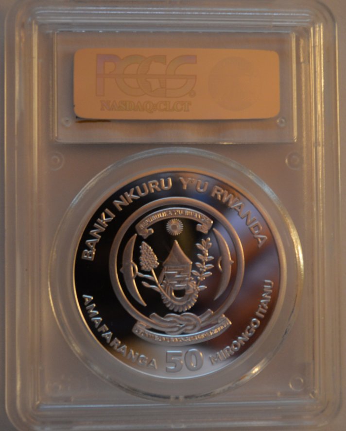  kirofa - Ruanda. 2014 - African Ounce - IMPALA - 1 oz Silber 999 PP - PCGS PR 69 - Mintage=1000   