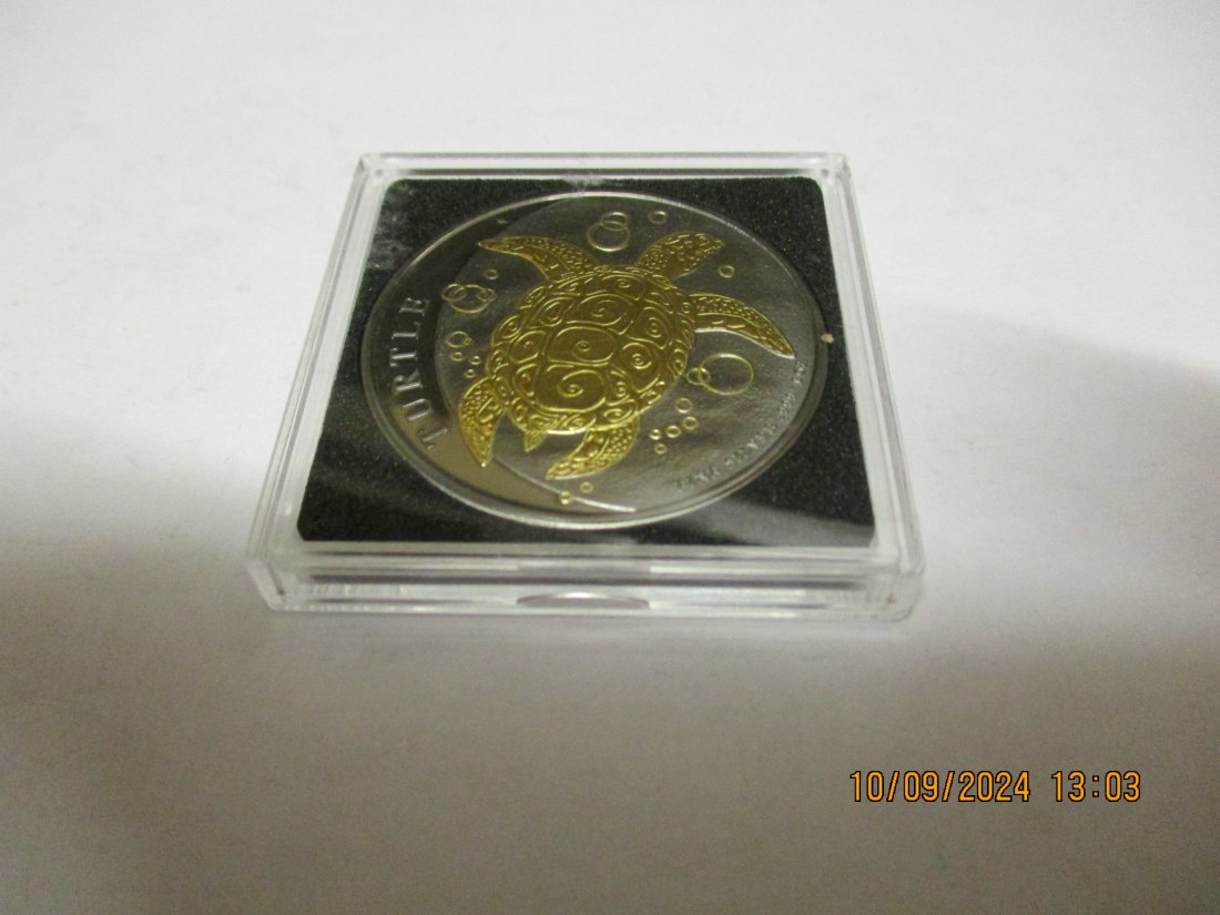  2 Dollars Niue 2022 Gold & Schwarz Ruthenium  mit Zertifikat   