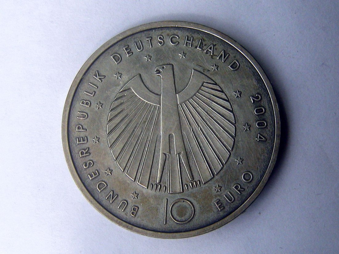  Bundesrepublik Deutschland 10 Euro 2004 A; FIFA 2006 World Cup; 16,65 Gramm Silber fein   