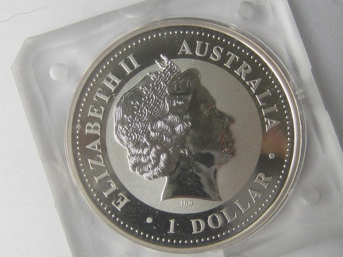  1 Unze Australian Kookaburra 1999, 31,1 Gramm; in Originalkapsel   