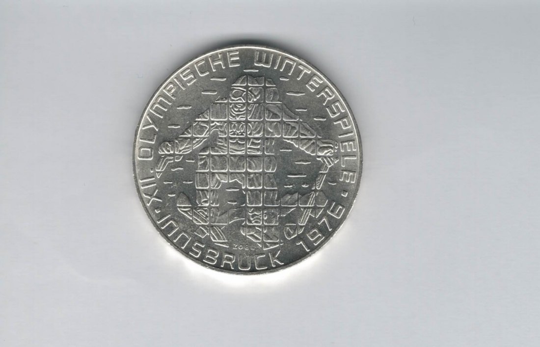  100 Schilling 1976 Winterolympiade Innsbruck Abfahrtsläufer Wien Ag Österreich 2.Republik (01914/7)   