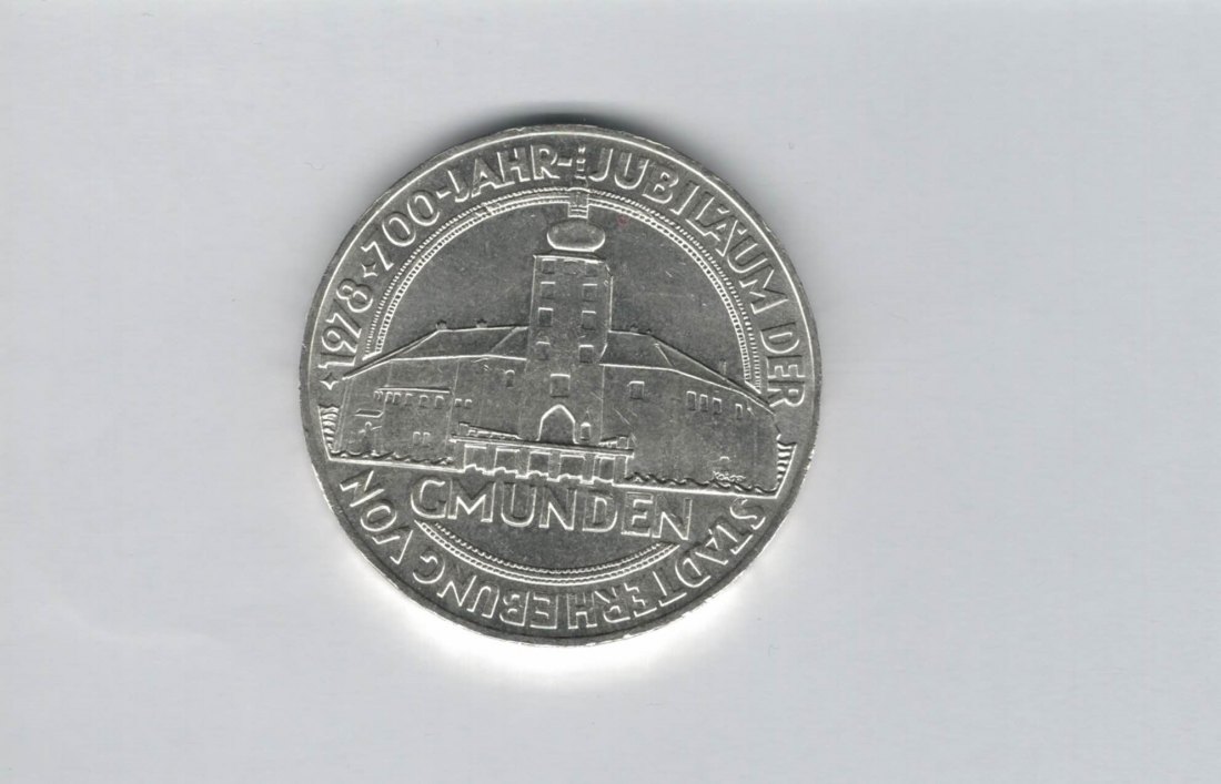  100 Schilling 1978 Stadt Gmunden Oberösterreich Ag Österreich 2. Republik (1914/17)   