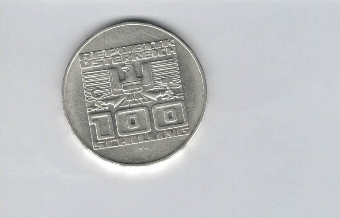  100 Schilling 1978 1100 Jahre Villach/Kärnten silber Österreich 2. Republik (01914/19)   