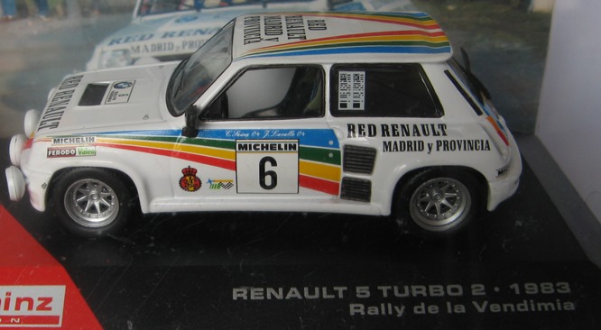  Renault 5 Turbo 2-Modellauto 1:43-Carl Sainz Collection-Originalverpackung   