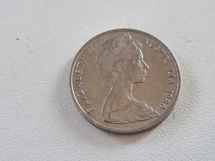  Australien 10 Cent 1980 Umlauf   