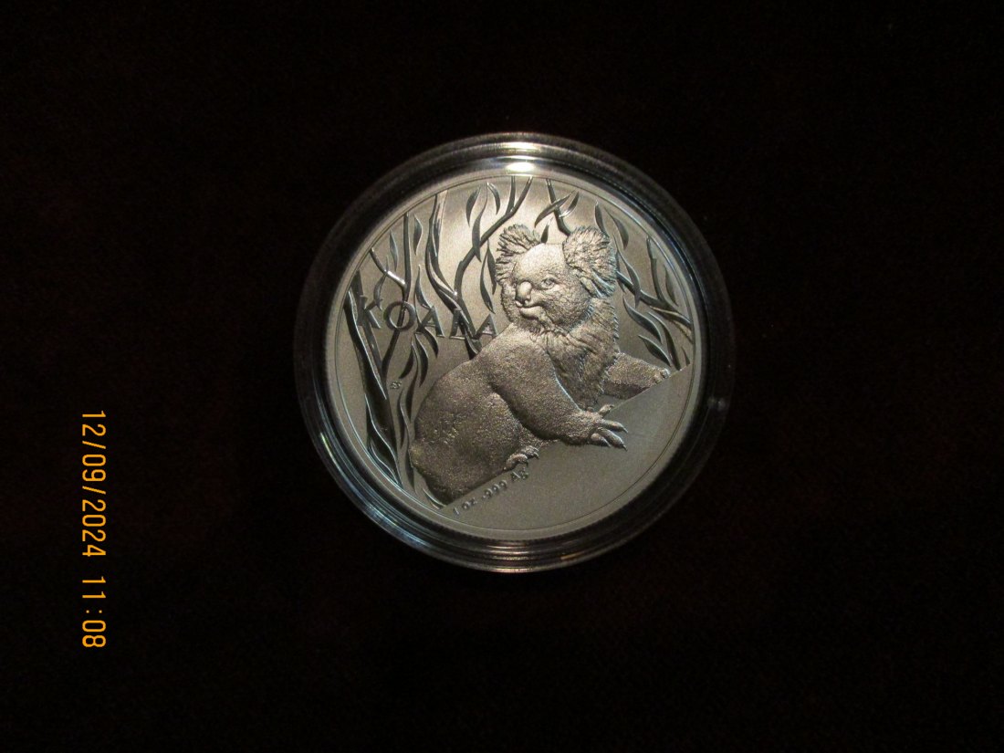  1 Dollar Australien 2024 Koala Silbermünze 1 Oz 999er Silber   