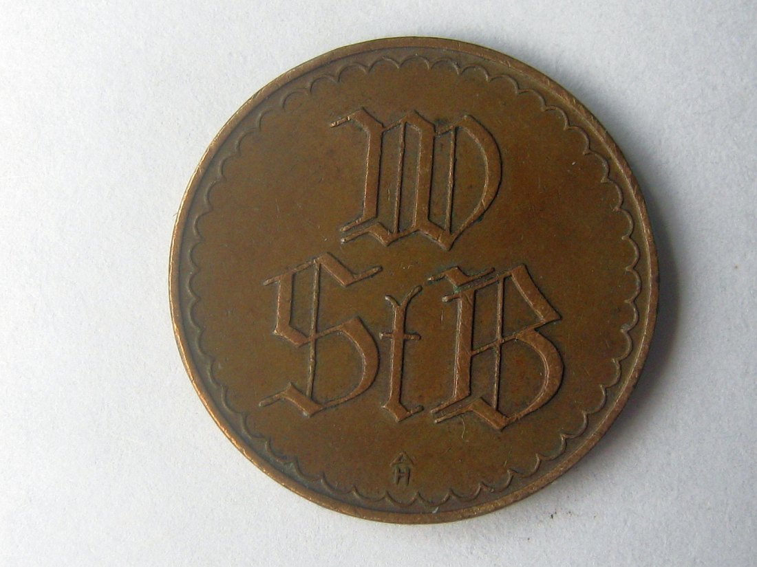  Token Wiener Strassenbahn 1938; fast vorzüglich   