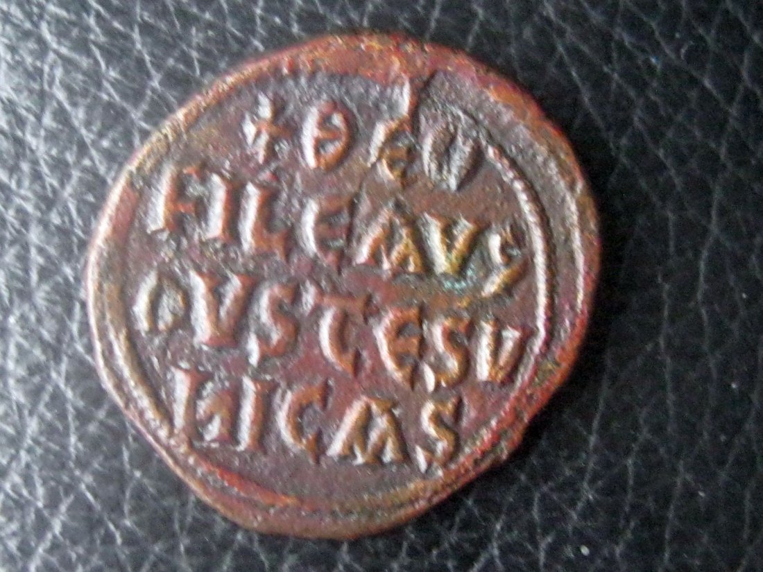  Byzanz THEOPHILOS (829-842) AE-Follis; Konstantinopel, fast vorzüglich   