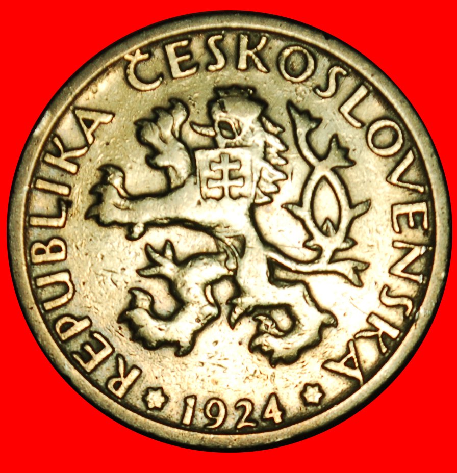  * HARVEST (1922-1938)★ CZECHOSLOVAKIA ★ 1 CROWN 1924! LOW START ★ NO RESERVE!   