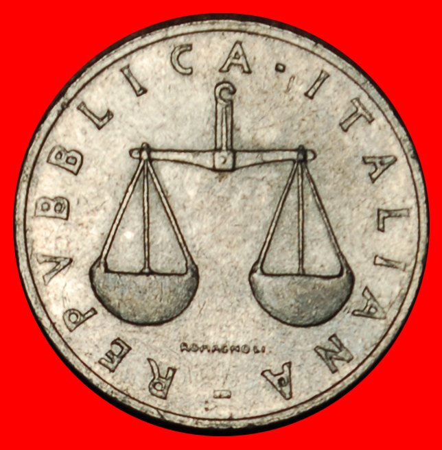  Ⰶ CORNUCOPIA (1951-2001): ITALY ★ 1 LIRA 1954R ASTRONOMY! LOW START ★ NO RESERVE!   