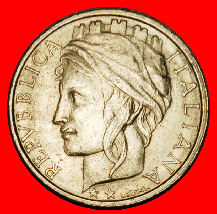  Ⰶ TURRETED ALLEGORY (1993-2001): ITALY ★ 100 LIRAS 1996R BIRD AND DOLPHIN! LOW START ★ NO RESERVE!   