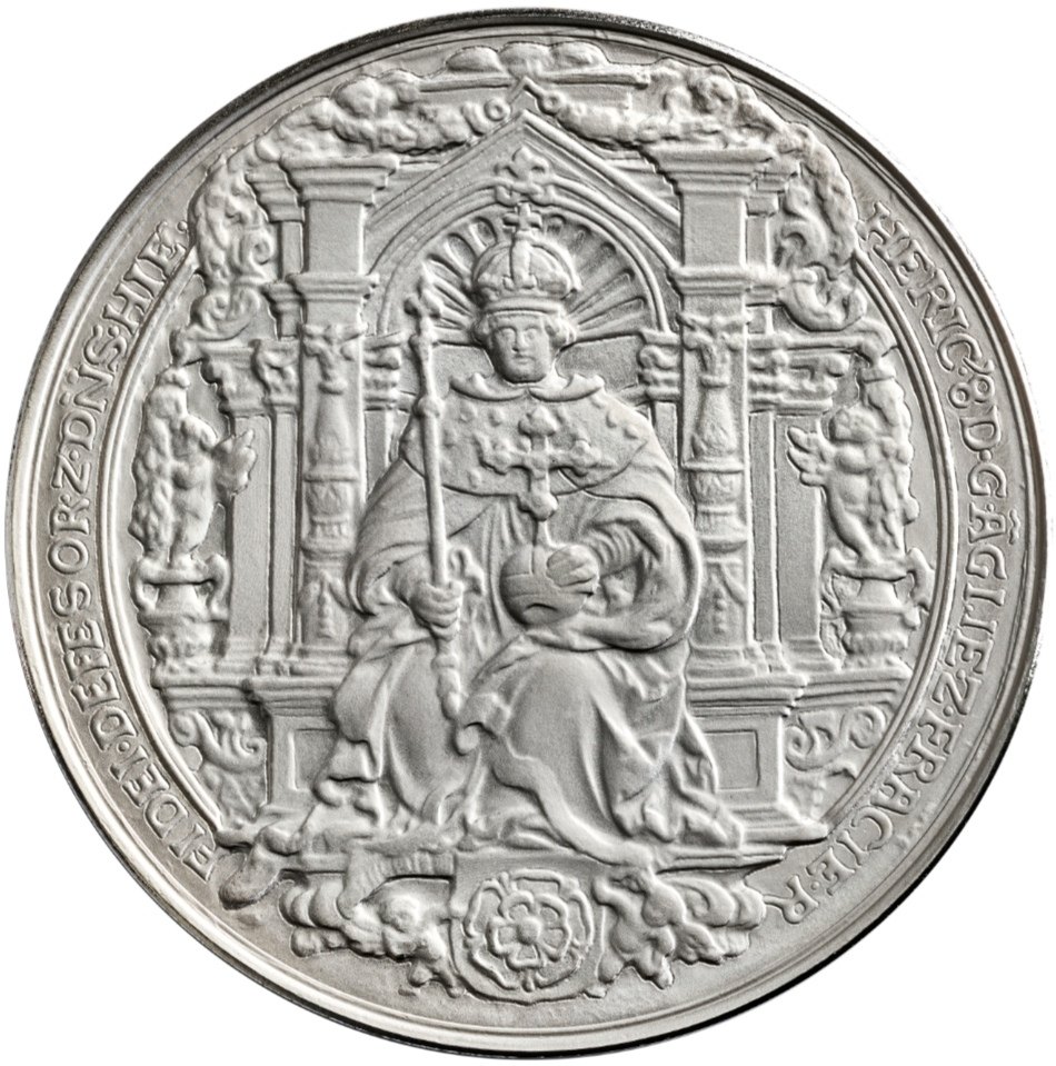  Großbritannien 1 Oz Silber proof 2024 The great Seals of the Realm - King Henry VIII   