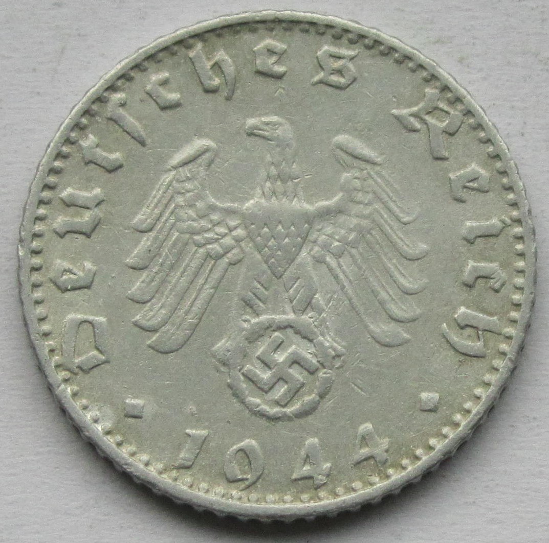  Deutsches Reich: 50 Pfennig 1944 G   