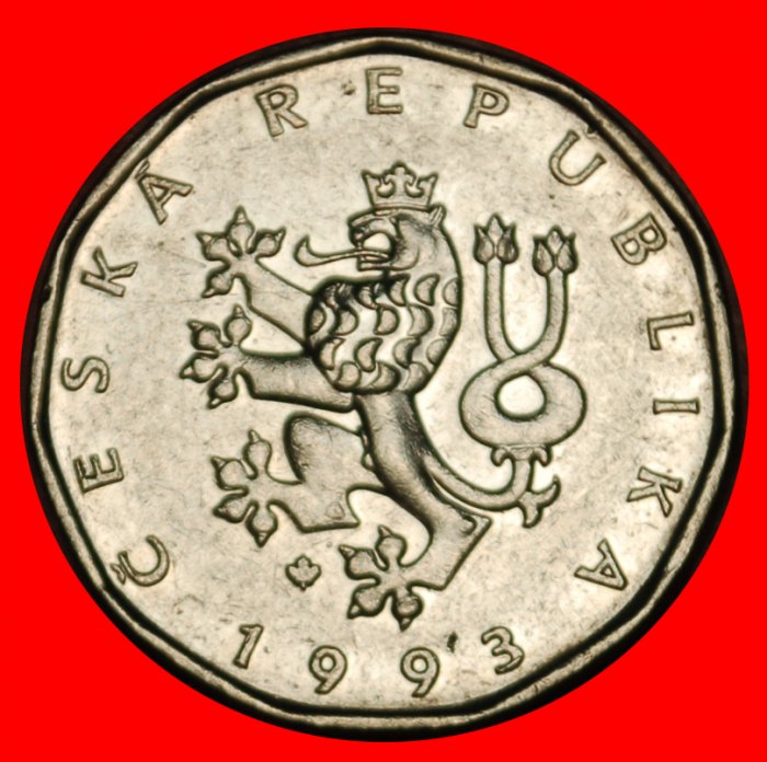  Ⰶ CANADA (1993-2024): CZECH REPUBLIC ★ 2 CROWNS 1993 BIRD MINT LUSTRE! ★LOW START ★ NO RESERVE!   