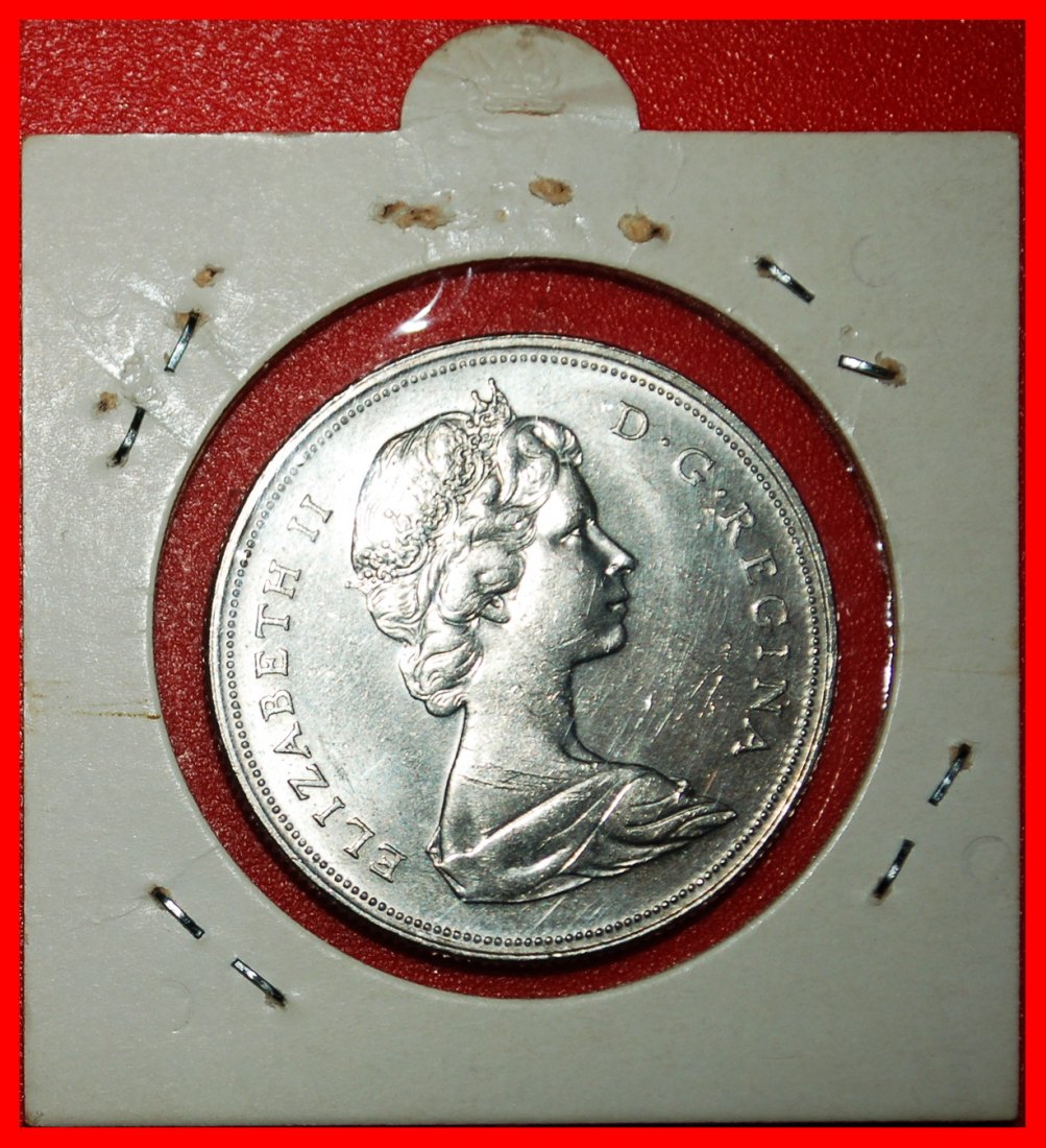  Ⰶ SHIP (1968-1976): CANADA★1 DOLLAR 1968! ELIZABETH II (1953-2022) IN HOLDER★LOW START ★ NO RESERVE!   