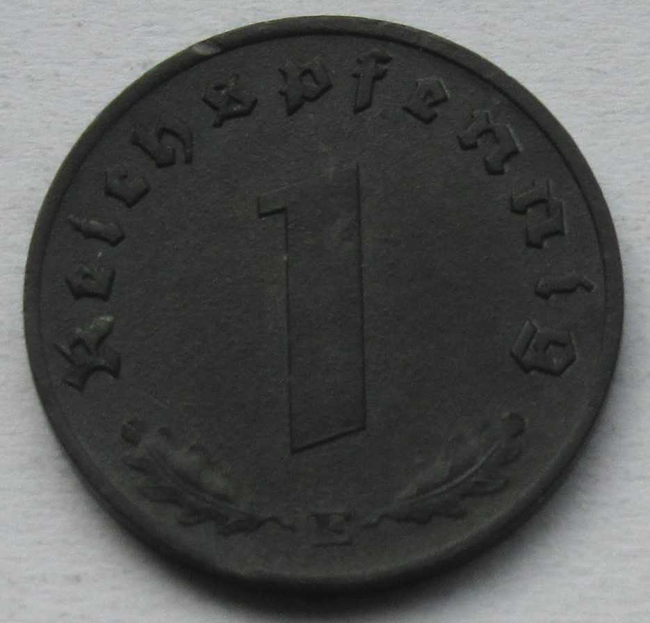  Deutsches Reich: 1 Pfennig 1945 E   