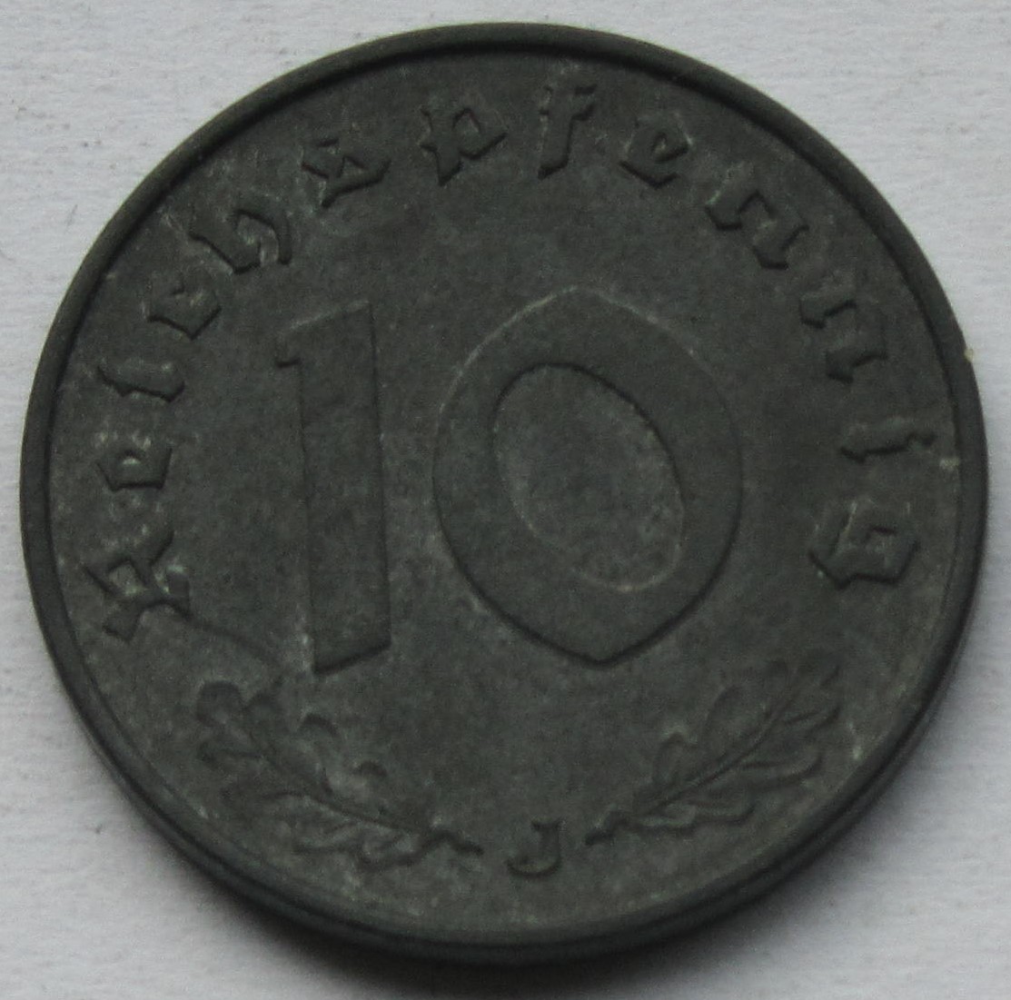  Deutsches Reich: 10 Pfennig 1943 J   